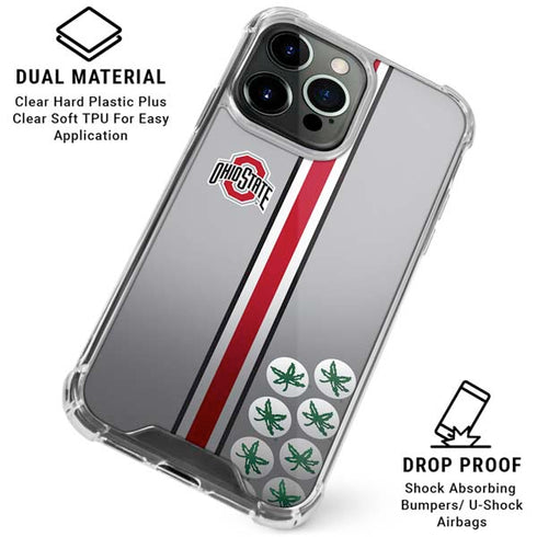 Ohio State University Buckeyes iPhone 16 Pro Max Clear Case